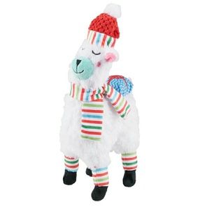NEW Winter White Llama Toy
